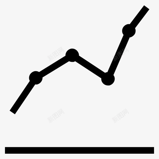 图表绘图折线图图标svg_新图网 https://ixintu.com 信息 分析 分析箭头 图表 折线图 数据 绘图 统计图形