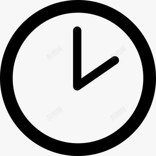 两点钟圆形钟工具用具金融和贸易图标svg_新图网 https://ixintu.com 两点钟圆形钟 工具用具 金融和贸易