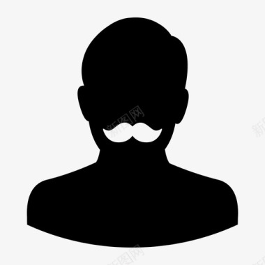 胡子个人资料人物图标图标