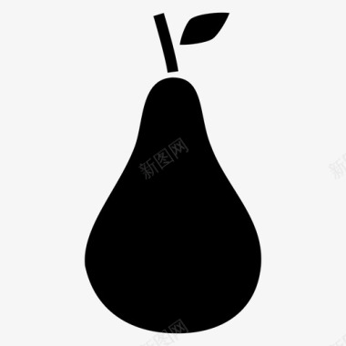 梨吃食物图标图标