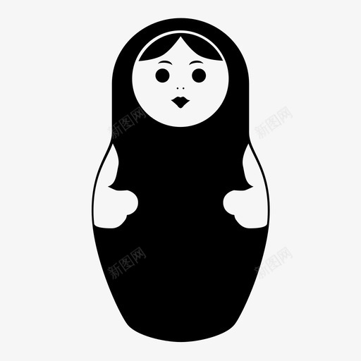 matreshka洋娃娃matrioshka图标svg_新图网 https://ixintu.com Maddenca matreshka matrioshka matryoshka toy 俄罗斯 俄罗斯玩具 洋娃娃