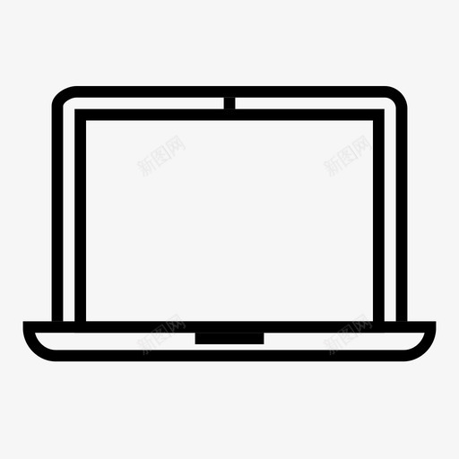 笔记本电脑macbook显示器图标svg_新图网 https://ixintu.com imac macbook pc 屏幕 技术 播放 显示器 电子产品 笔记本 笔记本电脑 视频服务