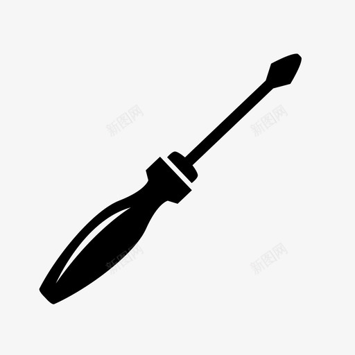 螺丝刀工作工具图标svg_新图网 https://ixintu.com diy 修理 家庭作业 工作 工具 维护 螺丝刀 调整