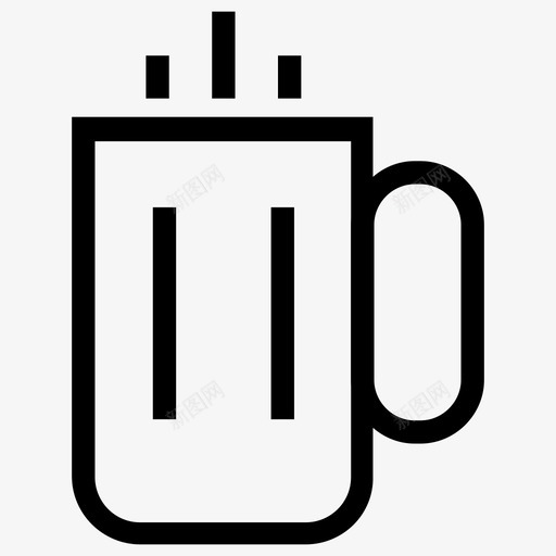 杯子啤酒杯咖啡图标svg_新图网 https://ixintu.com 咖啡 啤酒杯 杯子 热咖啡 热茶 热饮料 茶 茶logo