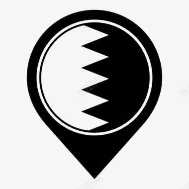巴林中东地理位置图标图标