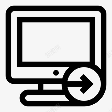 监视器标记路径图标图标