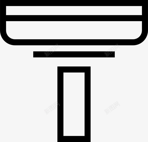 基座式洗手池清洁图标svg_新图网 https://ixintu.com 基座式洗手池 清洁