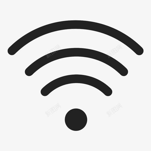 wifi无线连接wifi强度图标svg_新图网 https://ixintu.com wifi wifi信号 wifi强度 wifi接收 wifi调制解调器 wifi路由器 wifi连接 无线连接