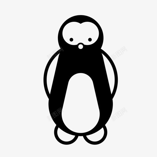 企鹅雪地动物冰鸟图标svg_新图网 https://ixintu.com 企鹅 冰鸟 动物园动物 北极 南极 填充动物 朋友 泰迪熊 翅膀 自然 雪地动物