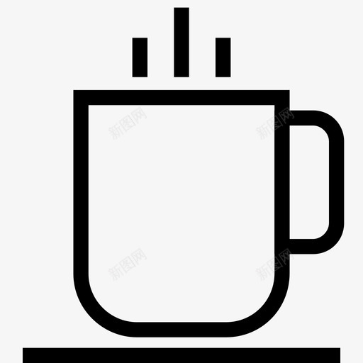 热茶咖啡杯热咖啡图标svg_新图网 https://ixintu.com 咖啡杯 热咖啡 热茶 茶杯