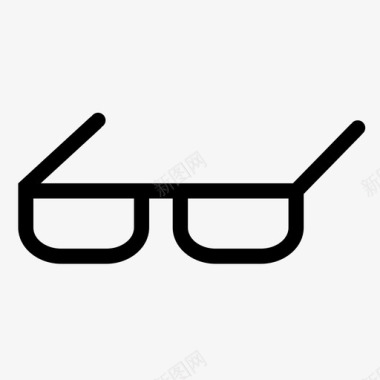 眼镜视力镜框图标图标