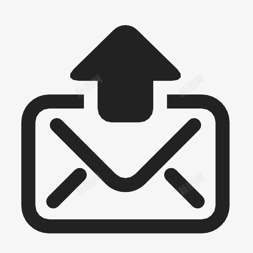 send mail图标svg_新图网 https://ixintu.com send mail