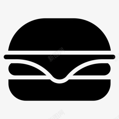 汉堡快餐脂肪图标图标