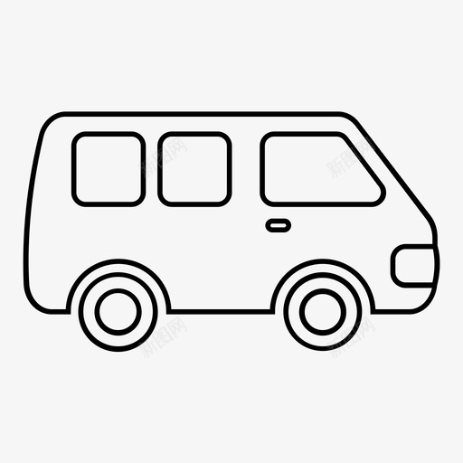 面包车救护车汽车图标svg_新图网 https://ixintu.com 司机 家庭 救护车 汽车 车辆 车辆概述 运输 面包车