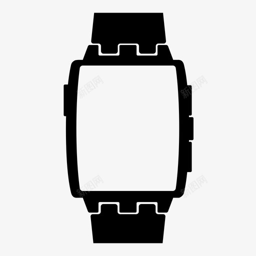 圆石手表钢时钟iwatch图标svg_新图网 https://ixintu.com iwatch 圆石手表钢 圆石钢 时钟 时间 智能手表