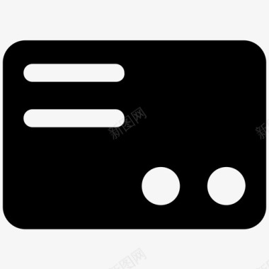 银行卡用户界面智能卡图标图标