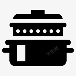 软化剂蒸锅水壶蔬菜蒸锅图标高清图片