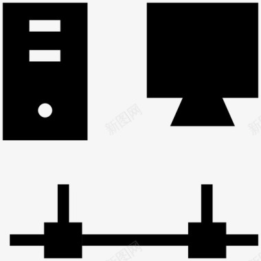网络数据存储数据库连接图标图标