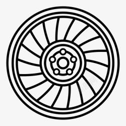 轮动轴承调谐轮汽车驱动图标高清图片