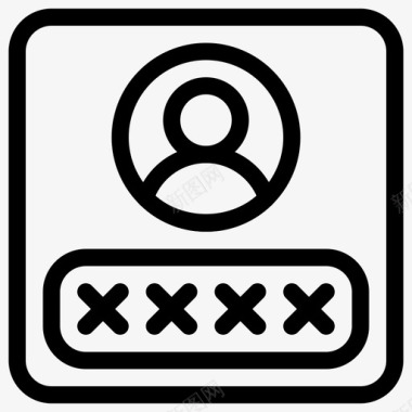 pin号码密码个人资料图标图标