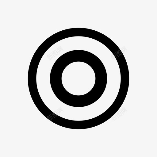 瞄准公牛靶心图标svg_新图网 https://ixintu.com 公牛 瞄准 瞄准准心 进球 靶心