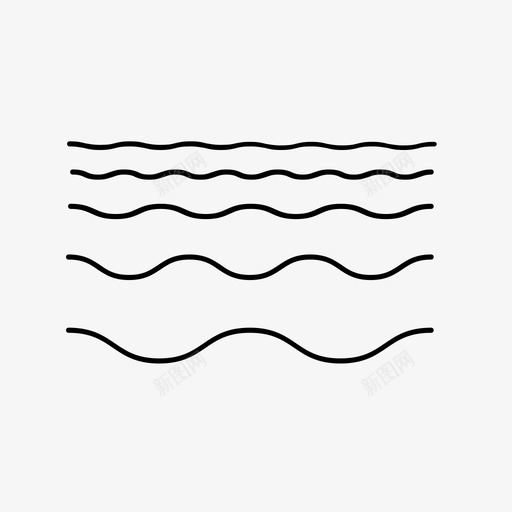 大海海洋放松图标svg_新图网 https://ixintu.com 大海 平面图标 度假 放松 水 波浪 海洋
