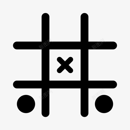 tictactoe游戏项目图标svg_新图网 https://ixintu.com tictactoe 对象 展示件 材料 游戏 项目