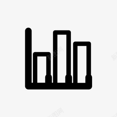 条形图信息图形报告图标图标