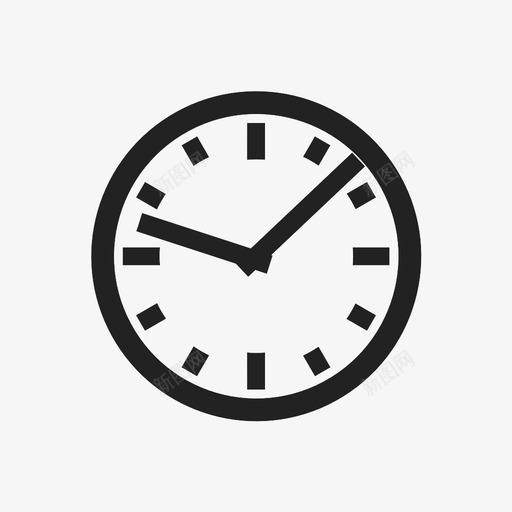 时钟等待时间图标svg_新图网 https://ixintu.com 分钟 学校 小时 工作 持续时间 时钟 时间 秒 等待 预期