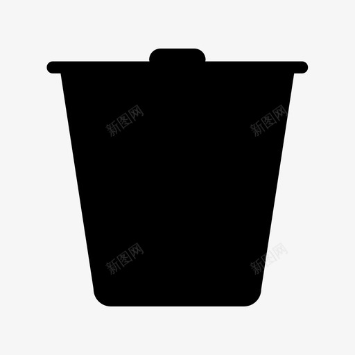 垃圾桶垃圾桶盖移除图标svg_新图网 https://ixintu.com 删除 回收 垃圾 垃圾桶 垃圾桶盖 移除