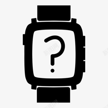 卵石时间问题iwatch智能手表图标图标