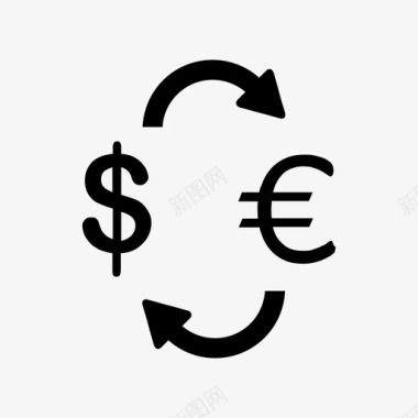 货币兑换旅行货币图标图标