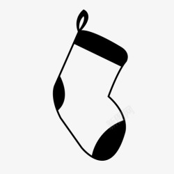 娜塔袜子圣诞节圣诞袜图标高清图片