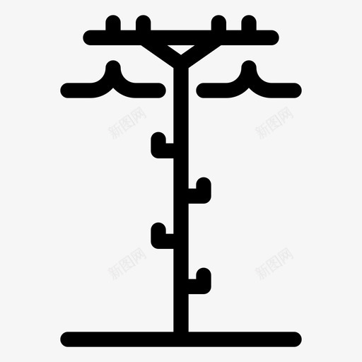 电力线系统可持续性图标svg_新图网 https://ixintu.com 人 可持续性 环境 生态 电力 电力线 系统 绿色 绿色可持续性 能源