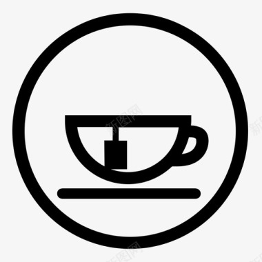 茶杯酒吧咖啡馆图标图标