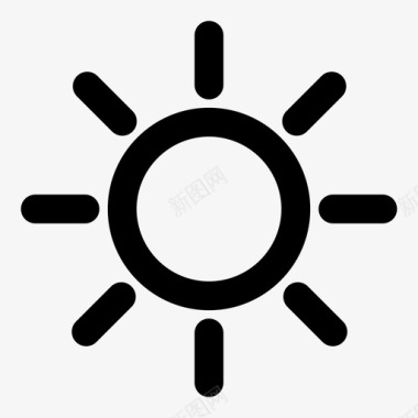 太阳恒星太阳能图标图标