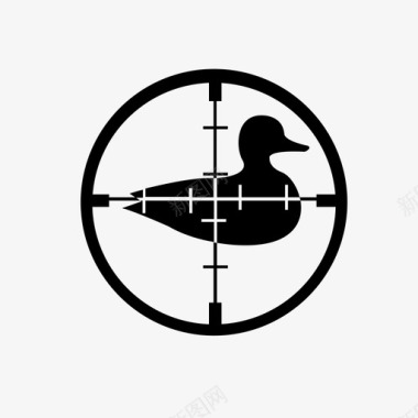 猎鸭击杀来复枪图标图标