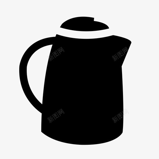 水锅炉水壶茶图标svg_新图网 https://ixintu.com 准备 副厨师长 厨房用具 厨房配件 水壶 水锅炉 热水 茶