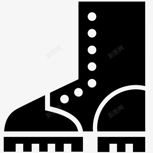 伐木靴步行树木图标svg_新图网 https://ixintu.com 伐木靴 安全 木材 树木 步行 滑雪 结实 舌头 运输 锯木厂