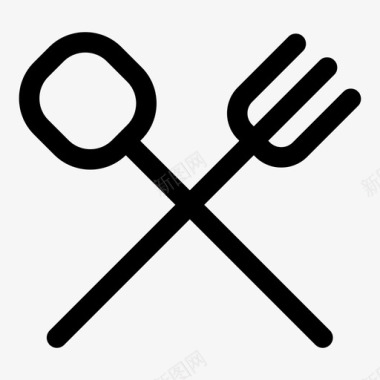 餐具进餐晚餐图标图标