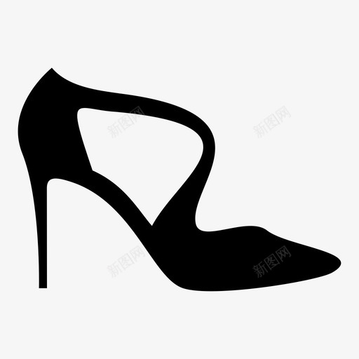 高跟鞋鞋模特图标svg_新图网 https://ixintu.com 奢华 时尚 模特 脚 花式 连衣裙 鞋 鞋子 鞋子1 高跟鞋