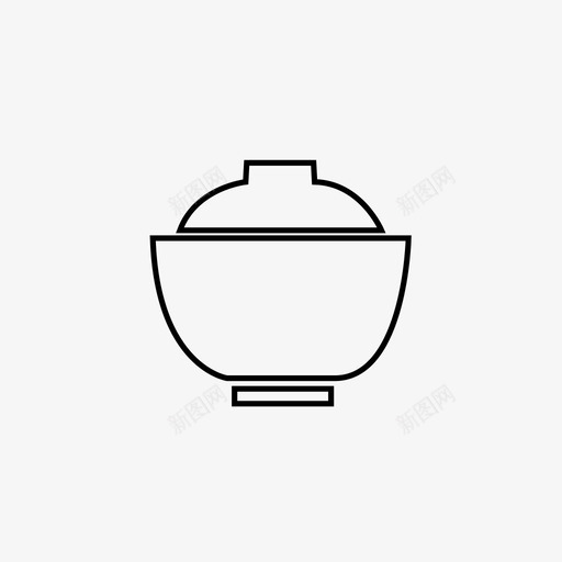 碗做饭吃图标svg_新图网 https://ixintu.com 做饭 吃 碗