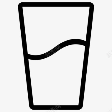 水饮料新鲜图标图标