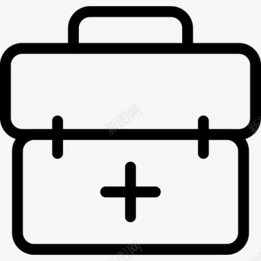 急救箱包箱图标图标