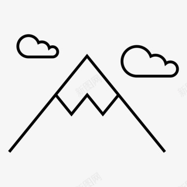 山攀登珠穆朗玛峰图标图标