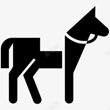 马骑马娱乐图标图标