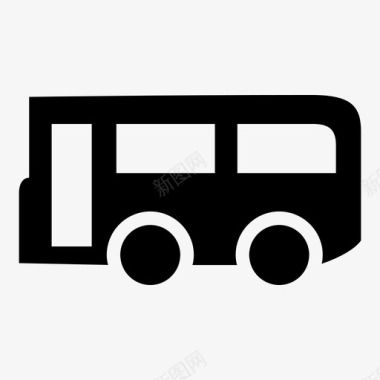 校车货车运输工具图标图标