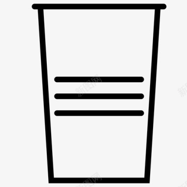 杯子塑料杯柠檬水图标图标