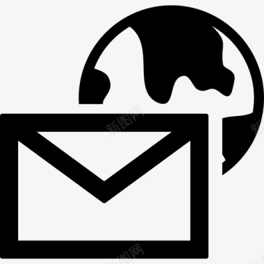 地球邮件接口计算机和媒体2图标图标