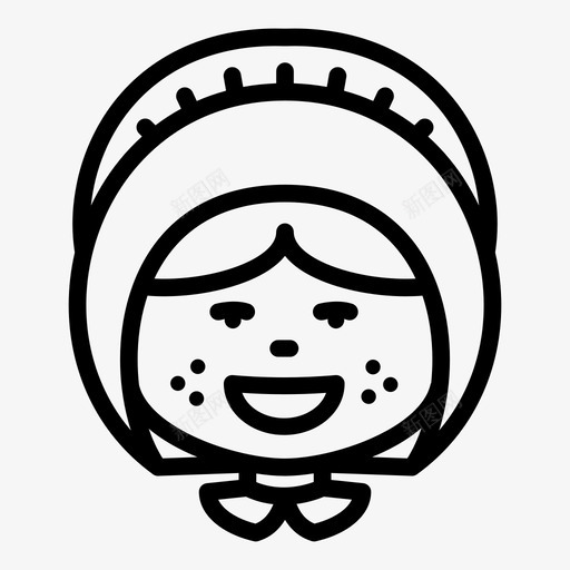 清教徒妇女爱尔兰妇女旅行者图标svg_新图网 https://ixintu.com 先驱 厨师 女孩 帽子 感恩节 感恩节大纲 旅行者 清教徒妇女 爱尔兰妇女 雀斑